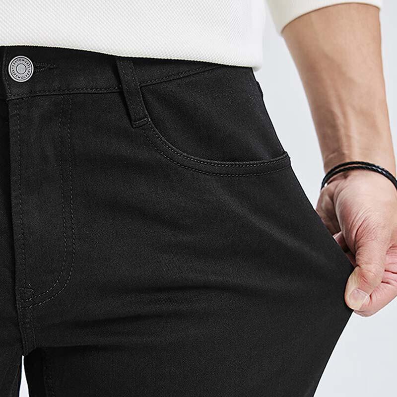 SEPTWOLVES Men's Slim Fit Straight-Leg Jeans