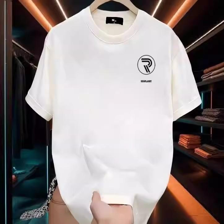 Amerikanisches Raufbold Schönes Schweres Baumwoll Kurzarm T-Shirt, Blau Herren und Damen Trendige Marke Street Locker Rundhals Oberteil