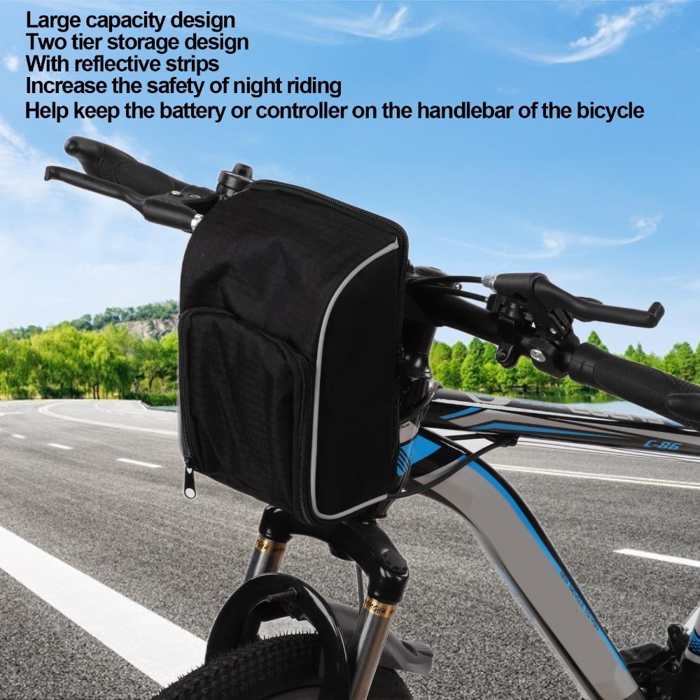 Large Capacity Bicycle Handlebar Bag Oxford Cloth Bike Front Head Bag  Outdoor Adventures