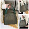 with Handle Mesh Tote Beach Bag Casual Bath Storage Handbag Reusable Toiltery Makeup Bag  Travel