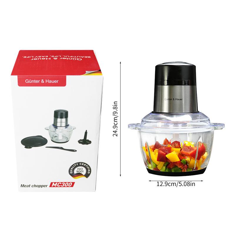 German Electric Meat Grinder & Food Processor - Multifunctional Household & Commercial Mincer