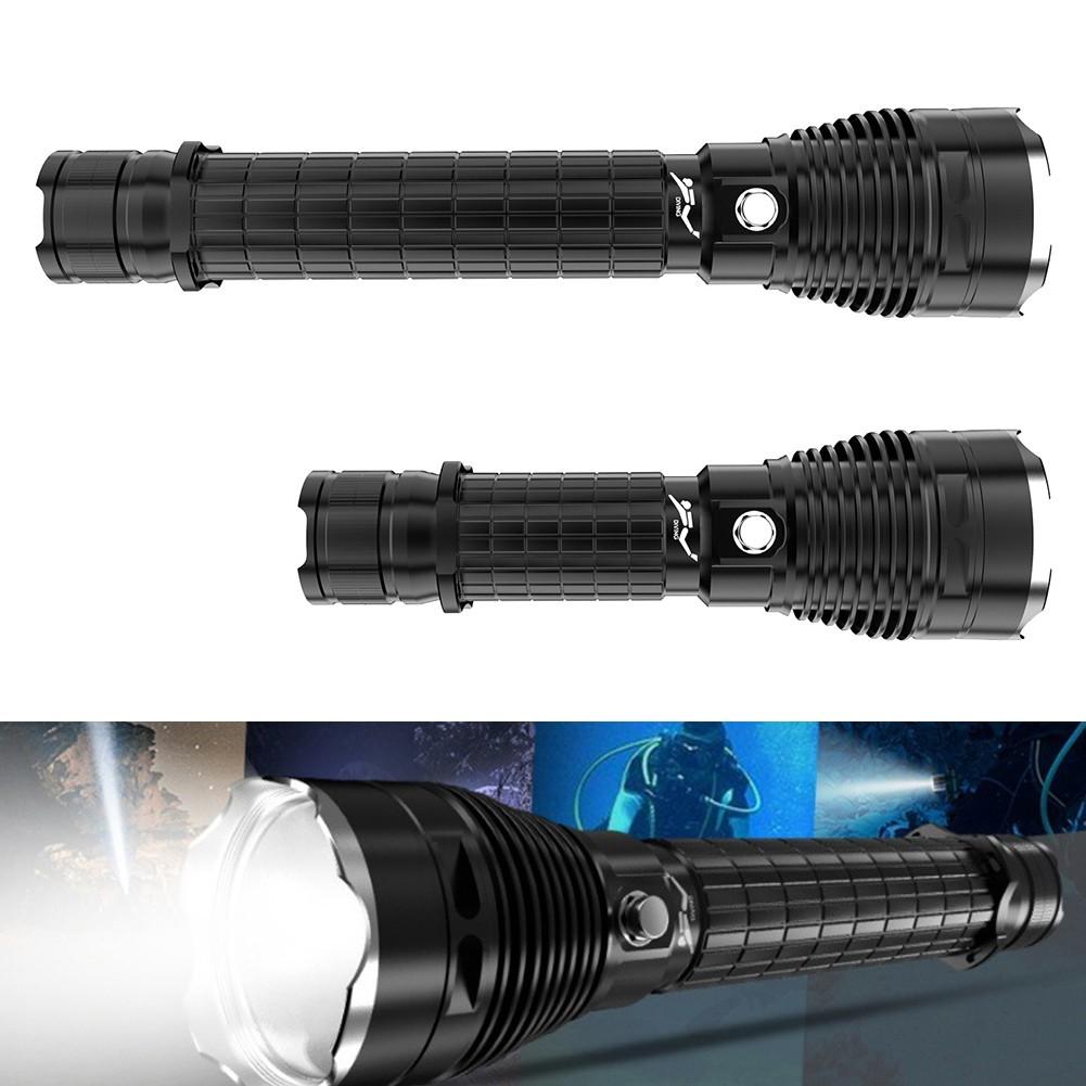 Diving Flashlight P70 LED White Light Button Switch
