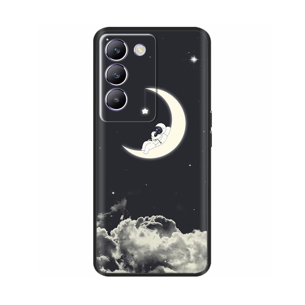 Shockproof Cover For Vivo V40 SE 5G T3 Y200e 5G V40SE Animal Painted Phone Back Cover Soft Silicone Case For Vivo T3 V40 SE Capa