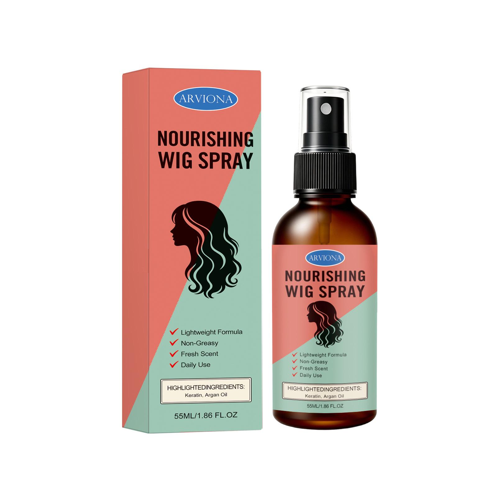 ARVIONA Gentle Wig Care Spray: Lightweight, Smooth, Easy Detangling, Fresh Scent