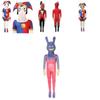 The Amazing Digital Circus Cosplay Jumpsuit For Game And Anime Fans Milk Silk Fabric Unisex