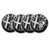 60mm 65mm Alfa Romeo Wheel Hub Caps Sticker 4Pcs Car Wheel Center Caps Emblem For Giulia Stelvio Giulietta 147 Mito Accessories WZACF1