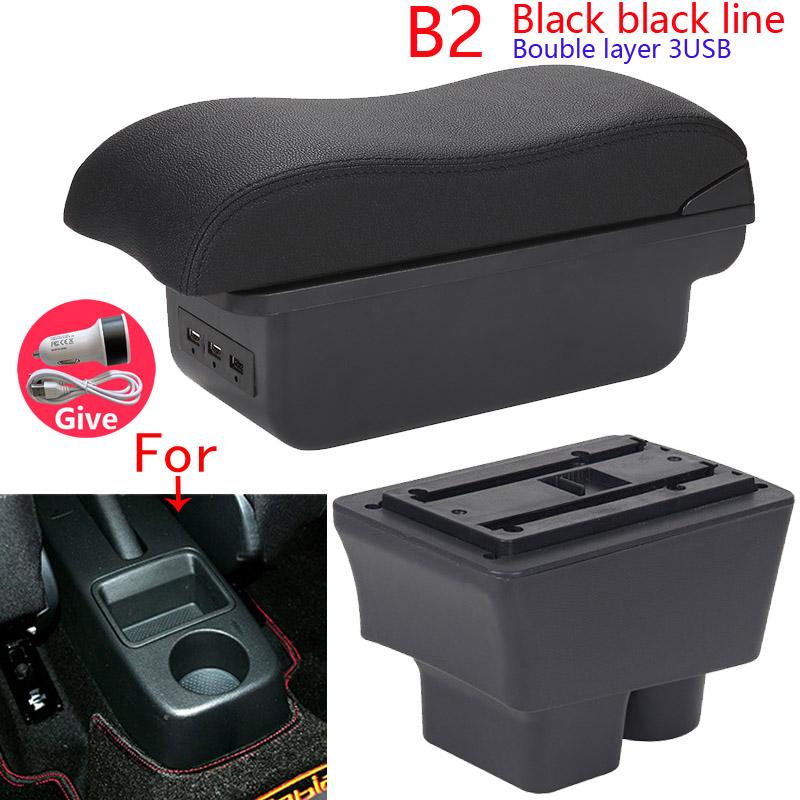 

Для Skoda FABIA Подлокотник Для Skoda Fabia II 2 Подлокотник для автомобиля 2008-2014 Изогнутая поверхность Кожаный автомобильный ящик для хранения Простая установка