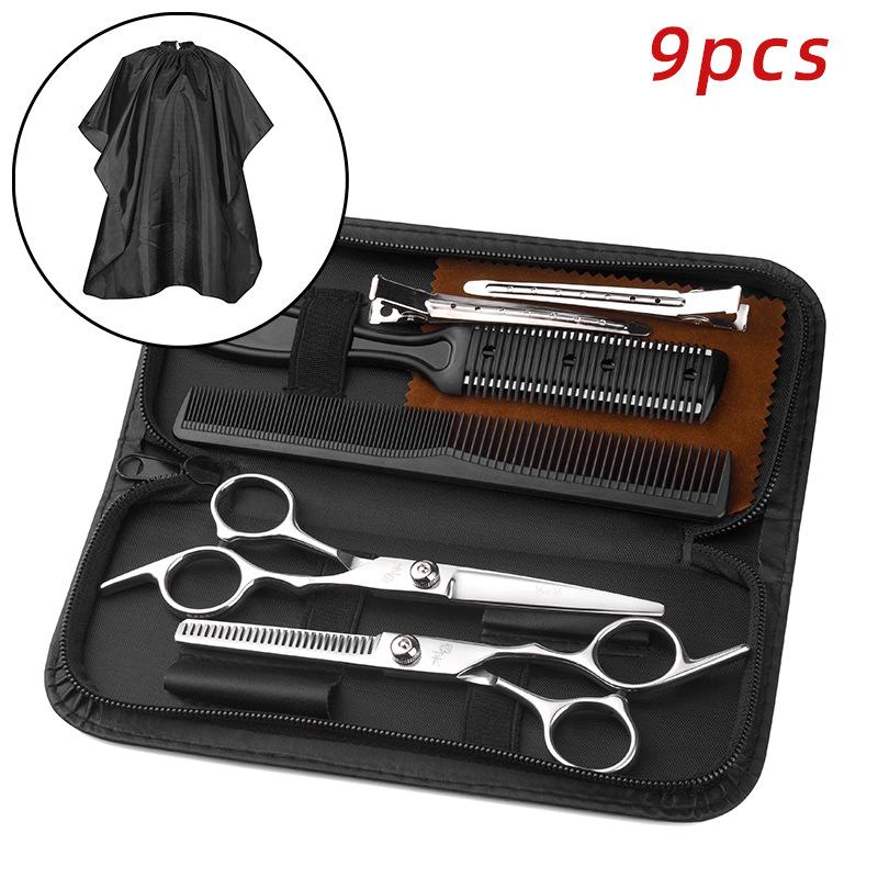 Stainless Steel Hairdressing Scissors & Thinning Shears Set for Cutting and Styling