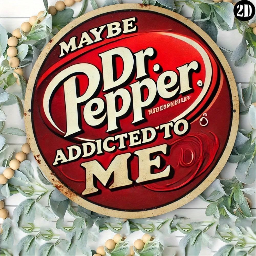 שלט מתכת וינטג' ד"ר פפר אמנות קיר קישוט רטרו למטבח בר מתנה