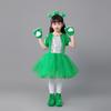 Costume da Ballo Rana Verde per Bambini - Vestito di Scena per Girini che Cercano la Mamma
