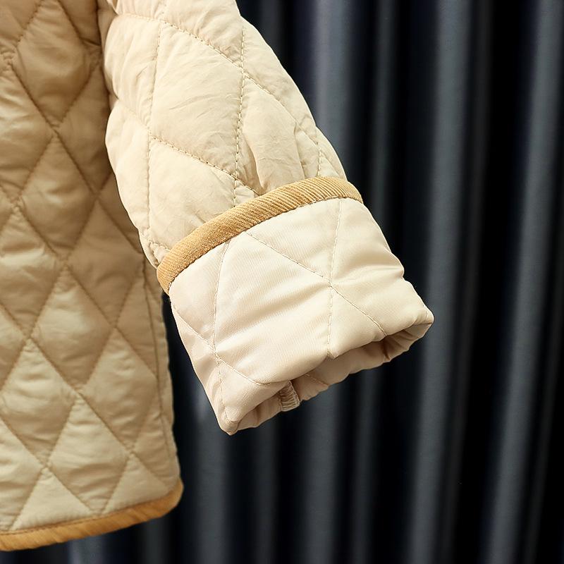 Korean Style Quilted Cotton Winter Jacket Set for Toddlers