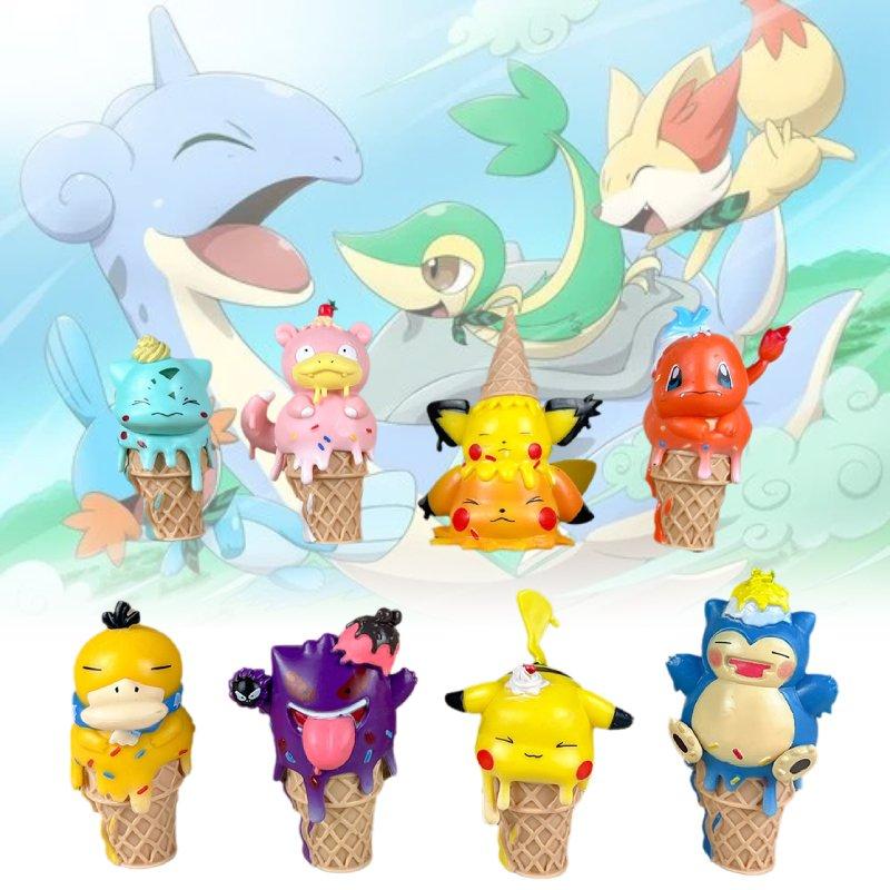 Character Cream Ice Cone Pvc Toy Model Desktop Decoration Gift Christmas
