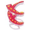 Hummingbird Feeder Transparent Plastic Easy Filling Spiral Bird Feeder for Garden Double Helix