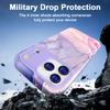 For iPhone 17 Pro Max Case Water Transfer Printing PC+TPU Phone Cover