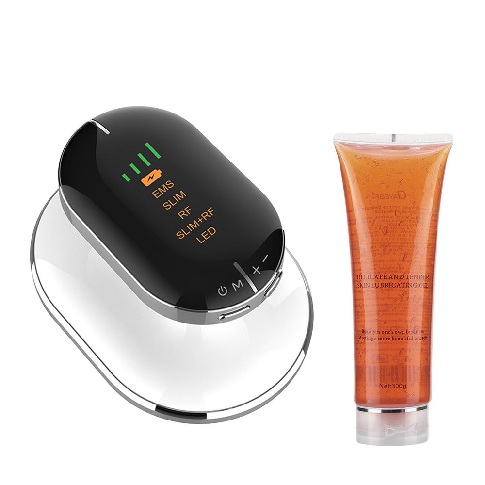 Electric Abdomen Massage Device with Microcurrent Conductive Gel for Belly Arms Legs Body Sculpting Machine Weight Loss Kits
