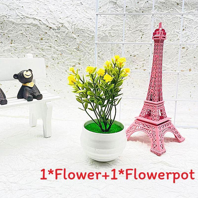 And Succulent Gypsophila Plants Artificial Flower Potted Plant For Giving Gift