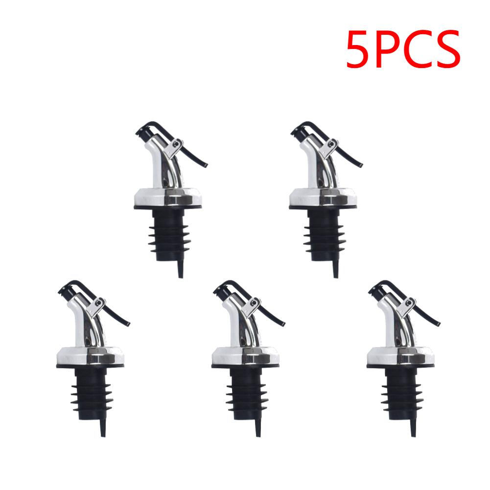 Leak-proof Oil Bottle Stopper Seal Lock Plug Food Grade Sauce Nozzle Liquor Dispenser Wine Pourer Kitchen SeasoningTools