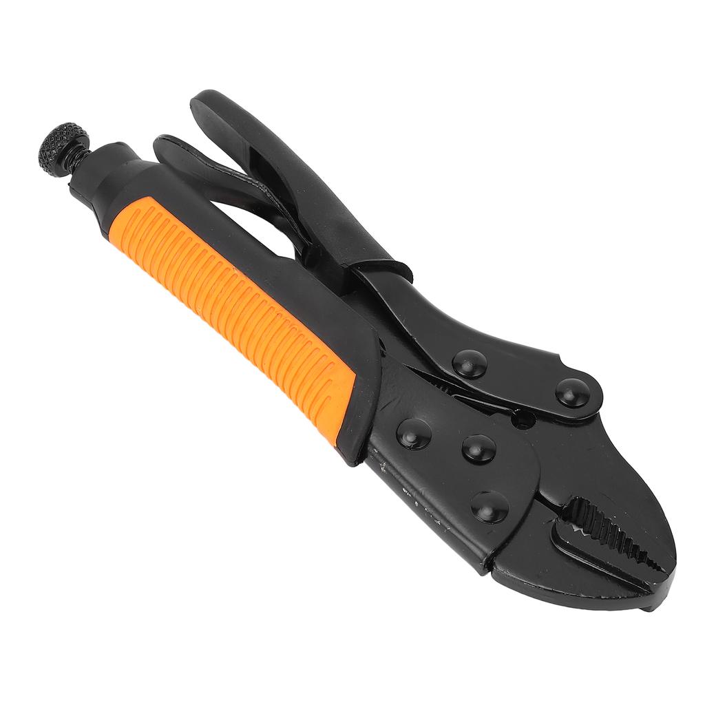 Locking Pliers Curved Jaw Wr Resistant Teeth Anti Slip Handle Portable Pliers with Screw