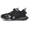 Mesh Low Top Chunky Sneakers Men's Black Silver 542023W2FSC1081