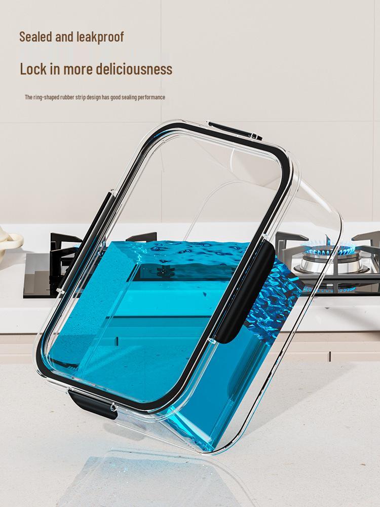 Large Capacity Transparent Food-Grade Storage Box for Fridge & Freezer