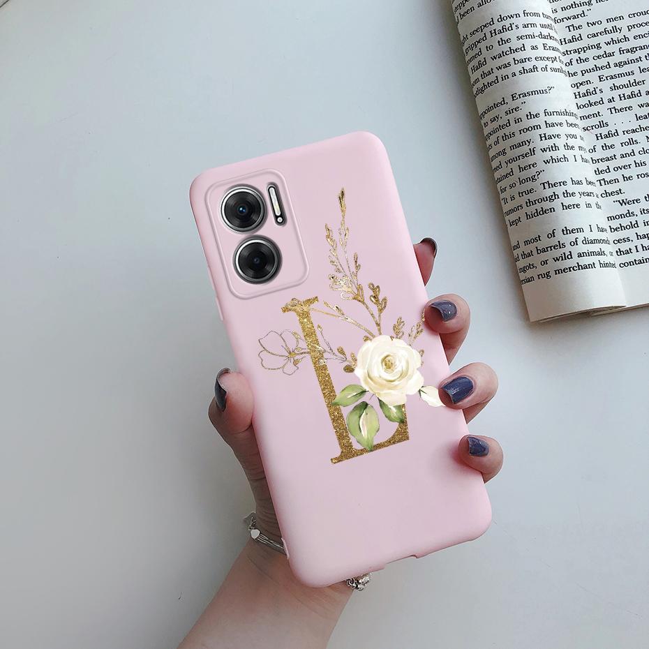 For Xiaomi Redmi 10 5G Case Cute Letters Cover Soft Silicon Protective Phone Case For Xiaomi Redmi 10 Redmi10 5G 2022 Back Cover