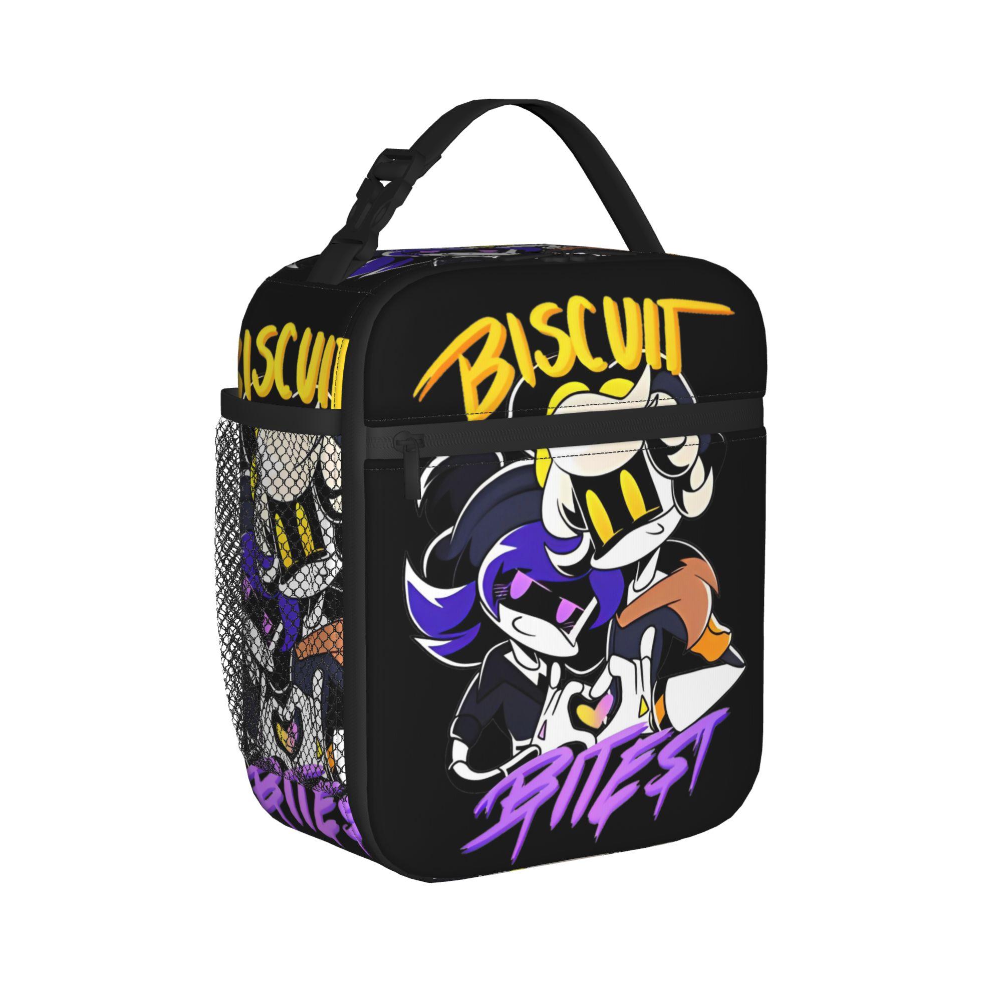 Murder Drones Insulated Lunch Bag Cooler Bag Reusable,Lunch Container Uzi BiscuitBites Portable Tote Lunch Box Food Bag One Size