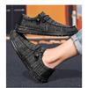 Men's Canvas Boat Shoes 2024 Slip On Loafer Male Spring Summer Comfortable Walking Shoes Lightweight Plus Size Driving Footwear