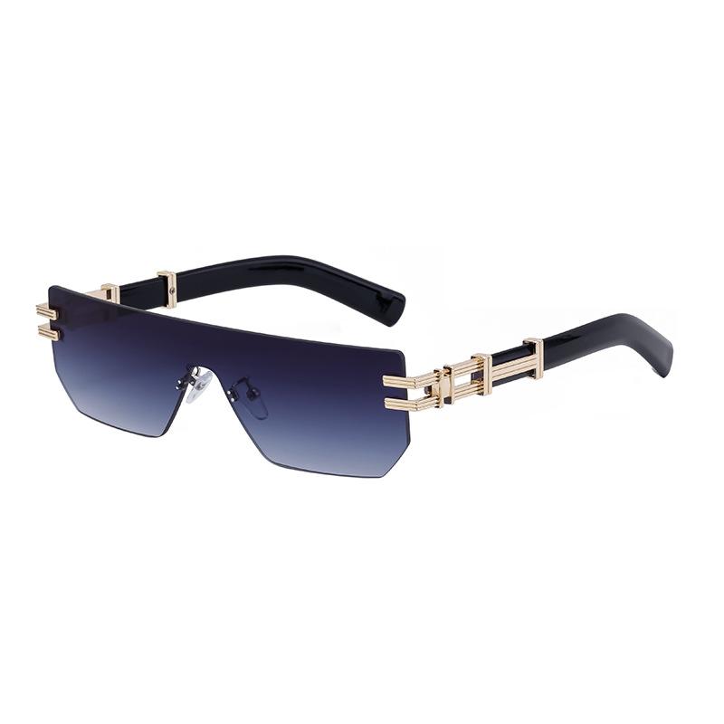 

JYL TS Men s Rimless - Unique One-Piece Trendy Sunglasses ZZC-7573 c-289 глубоко ярко-цвет