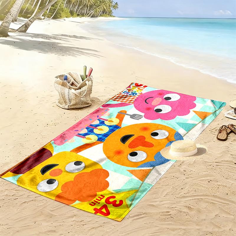 Noodle & Pals 2D Flat Print Beach Towel, Large Soft Quick Dry Towel for Beach Camping SwimmingDSTJ0925038