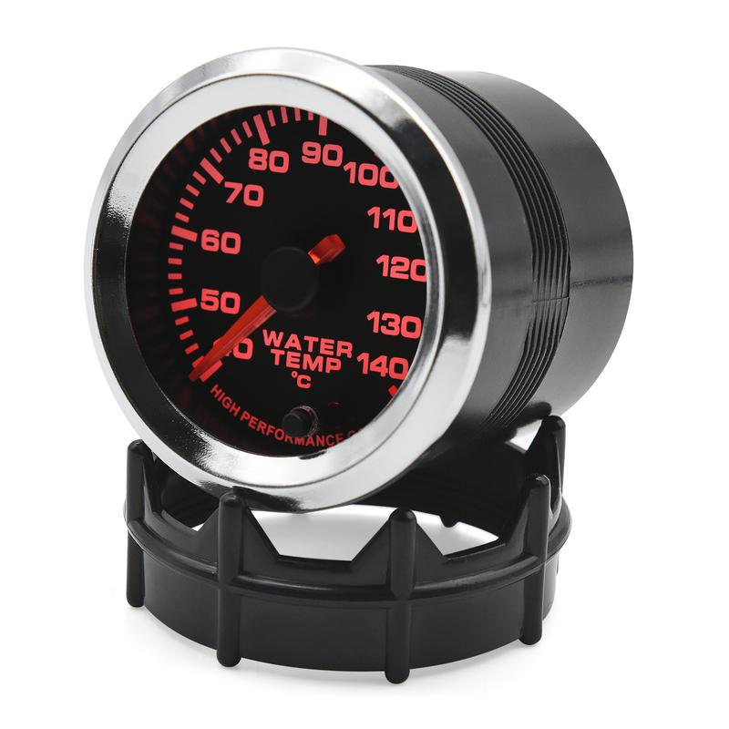52mm Car Oil Press Meter RPM Boost Water Temp Oil Temp Air Fuel Ratio Voltage EXT Temp Meter 7 Color Backlight Gauge For 12V Car