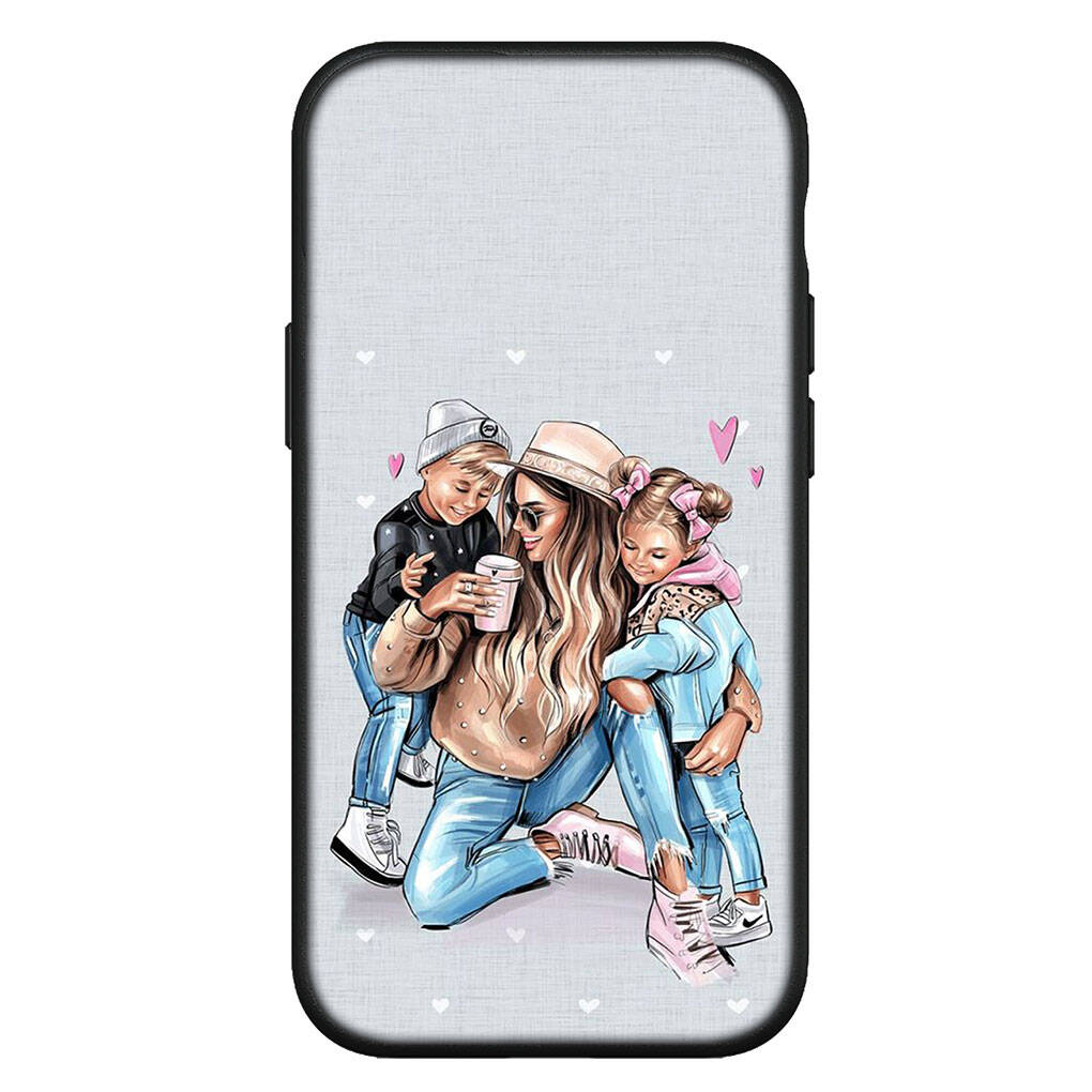 Cover for iPhone 17 16 15 Xiaomi Poco Redmi Note 14 13 12 11 Pro Max Samsung Galaxy S25 S24 S23 OPPO Huawei Woman Baby Girl Mom Family Boy Phone Case