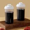 3Pcs Plastic Juice Coffee Cup Transparent Laundry Detergent Dispenser Detergent Powder Tank Office