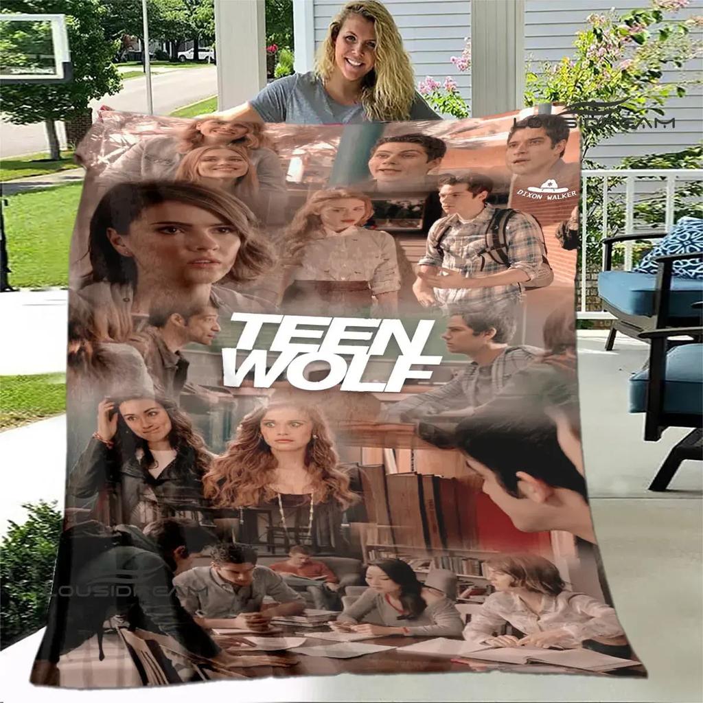 Film Teen Wolf Druckdecke warme Decke Flanschdecke weiche und bequeme Decke Haus Reise Decke Geburtstagsgeschenk