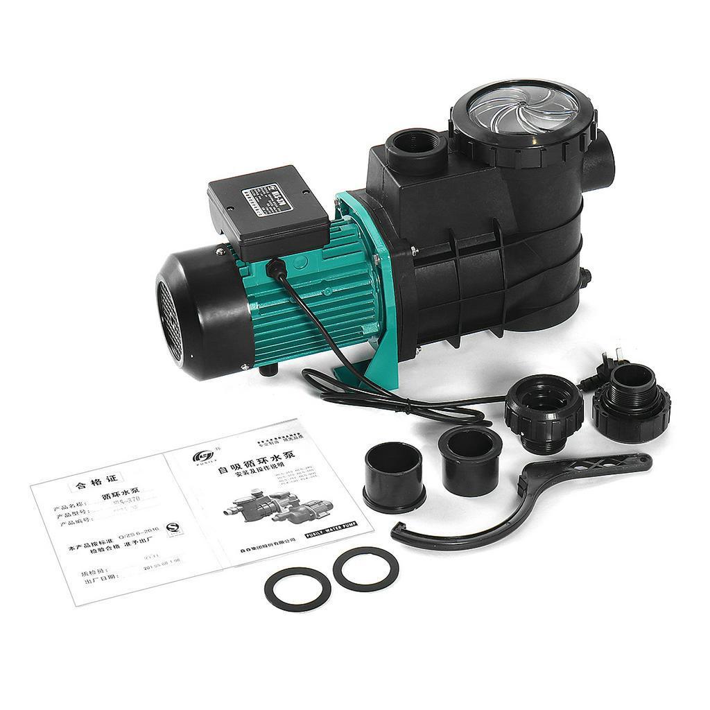 Booster Self-priming Circulating Water  for Pool Cleaner Electric 280w 220V Plastic Swimming Pool Filter Pump