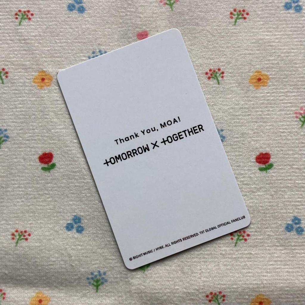 [USED] TXT Yeonjun FC New Membership Bonus Photocard ACT:PROMISE EP2