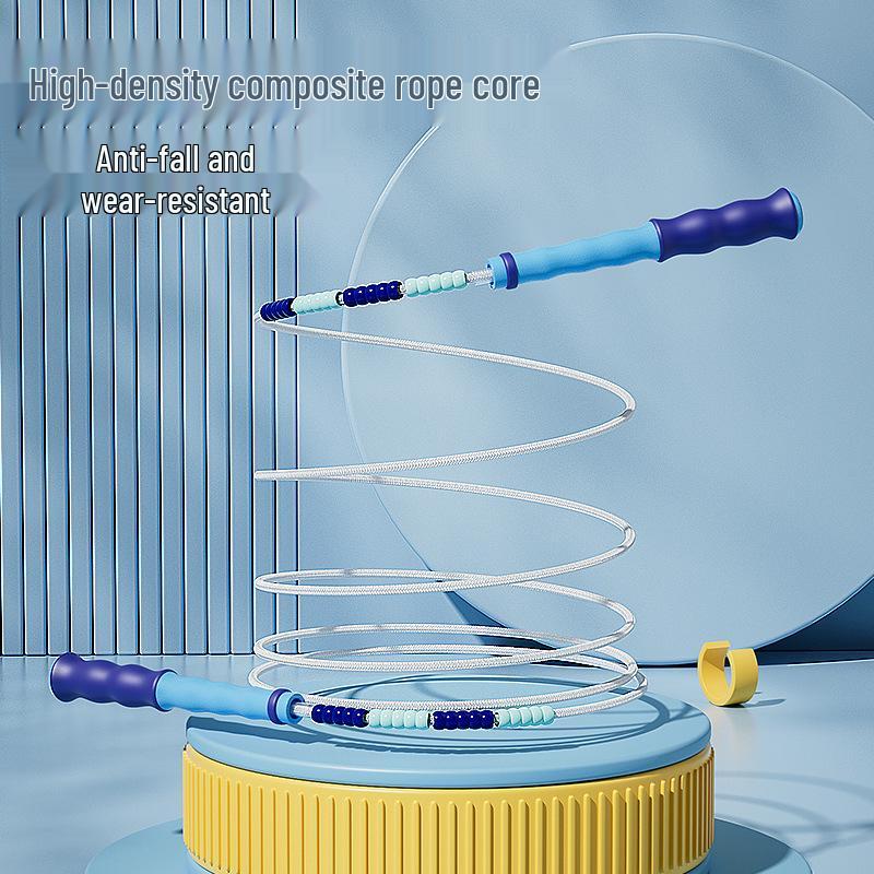 Adjustable Bamboo Jump Rope for Young Beginners - Perfect for Elementary and Kindergarten Students