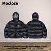 Moclose American Street Winter Down Puffer Jacket Loose Fit Warm Solid Color Couple Coat