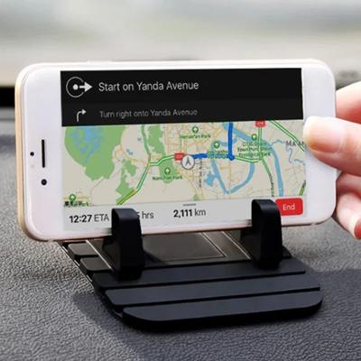 Silicone Car Phone Holder Dashboard Mount Anti-slip Mat GPS Navigation Bracket IPhone Xiaomi Huawei Mobile Phone Stand Universal