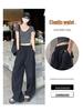 Women's Retro Quick-Dry Cargo Joggers - Summer Ice Silk, Multi-Pocket, Windproof, Wide Leg Hiking Pants