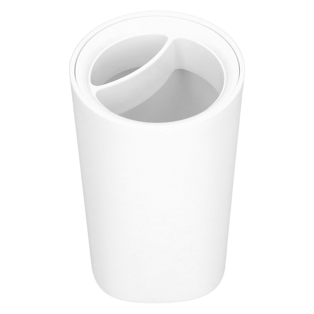 Zahnbürstenbecher Zahnbürste Zahnpasta Aufbewahrungsorganizer Waschbecher mit Gitterdesign für Badezimmer