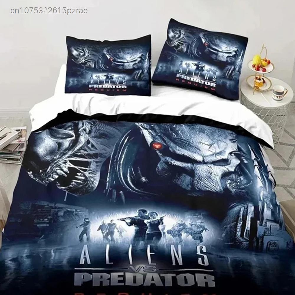 Alien Vs. Predator Predator Movie Bedding Set Bedroom Soft Modern Bedspreads Comefortable Duvet Cover Quilt Cover And Pillowcase
