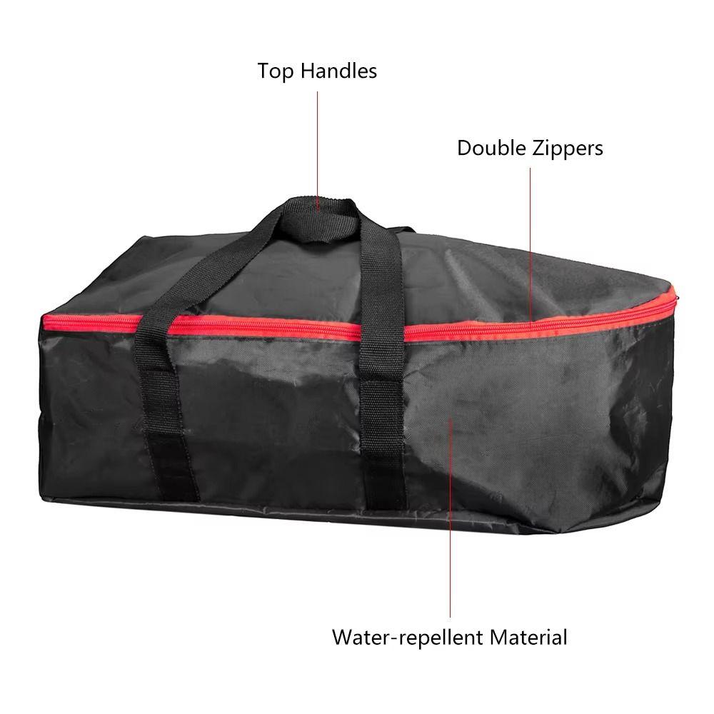 Double Zippers Carry Bag for Bait Boat Waterproof Bait Boat Handbag  Fishing Supplies