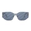 Dior Letter Decoration Irregular Shape Sunglasses Unisex Sunglasses Blue DIORCLUBM6UF0B8