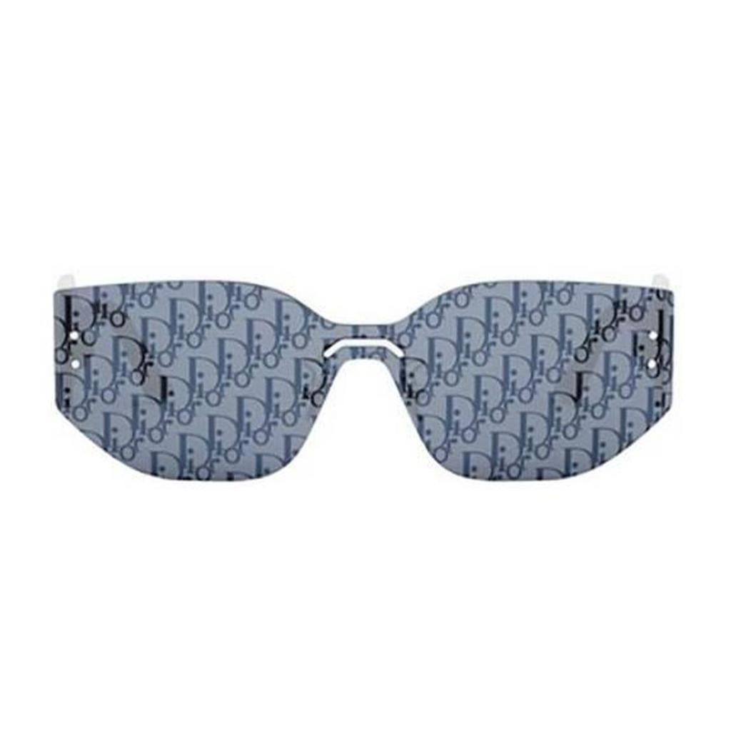 Dior Letter Decoration Irregular Shape Sunglasses Unisex Sunglasses Blue DIORCLUBM6UF0B8