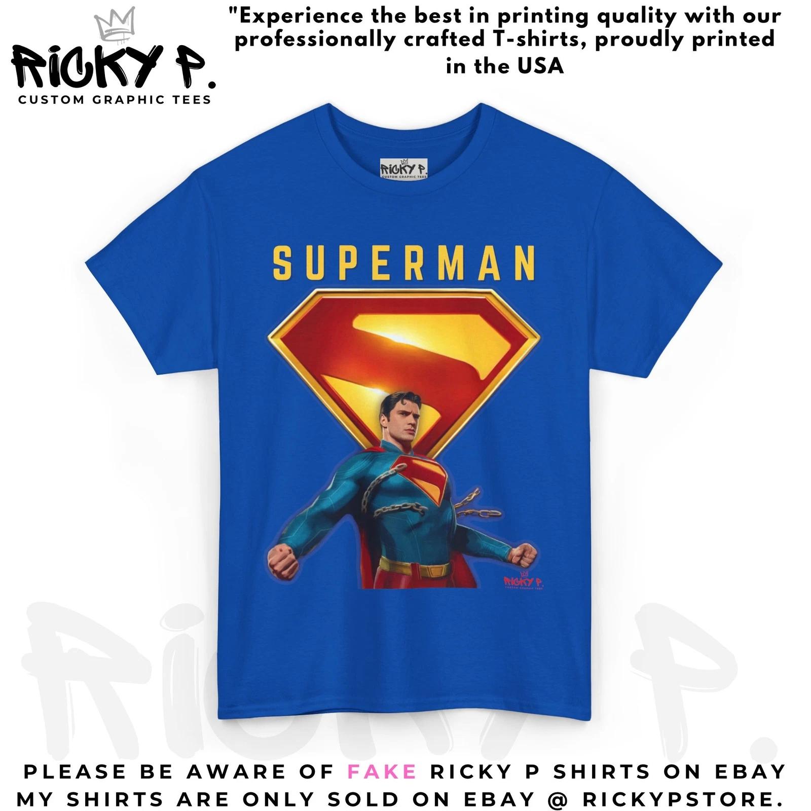 Ricky P Superman 2025 James Gunn Ricky P Unisex Heavy Cotton Tee 4XL
