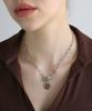 Lazydawn Coin Point Chain Necklace N030
