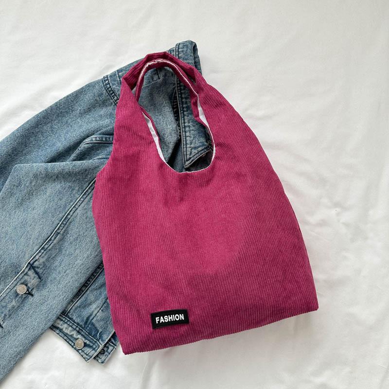 

Chic Minimalist Single Shoulder Bag For Women In Black White Blue And Pink Colors рожевий