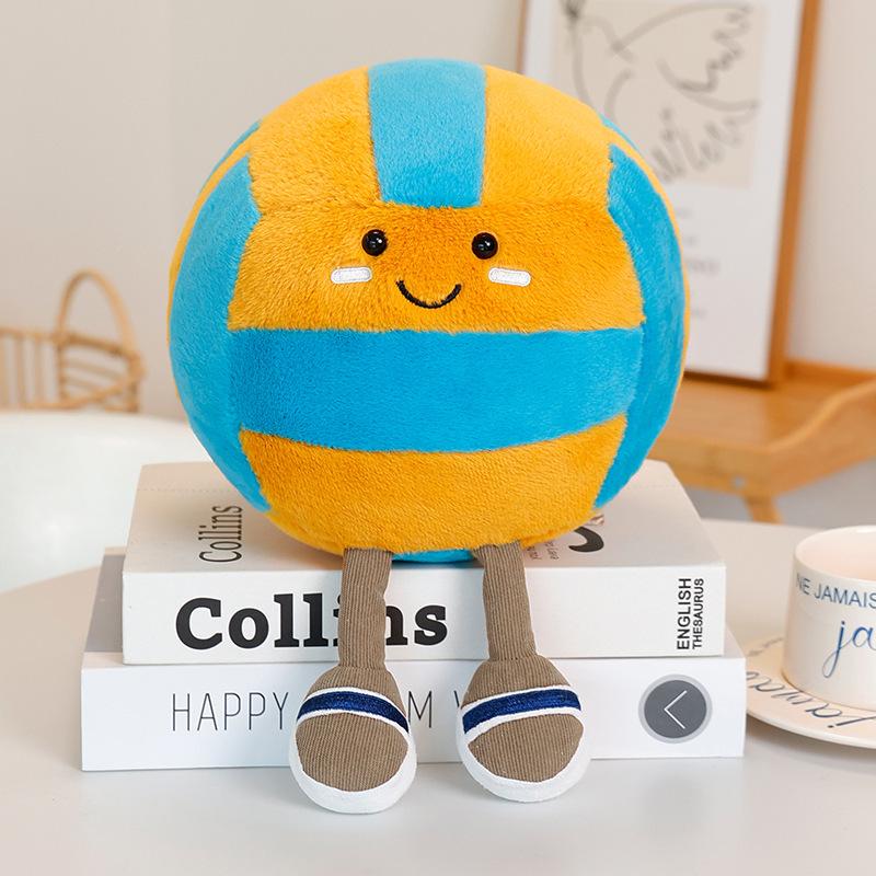 Cross Sports Plush Toy for Boys - Basketball, Football, Volleyball, Rugby Figure - Perfect Gift for Kids/Boyfriend Birthday