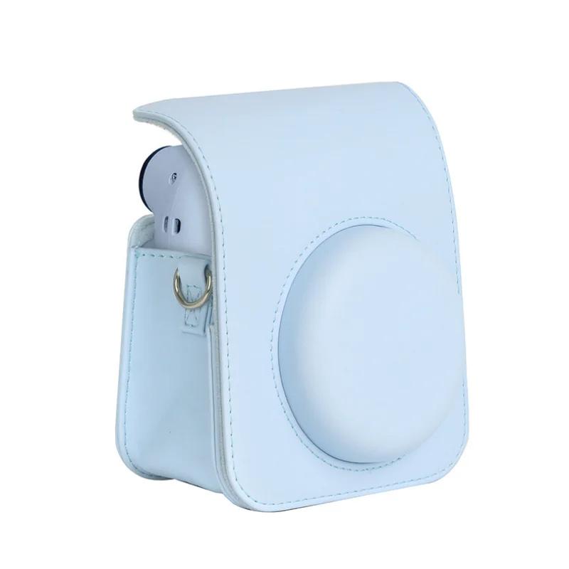 For Instax Mini 12 Camera Case PU Leather Soft Protective Case Trave Bag for Fujifilm Film Camera Bag with Shoulder Strap New