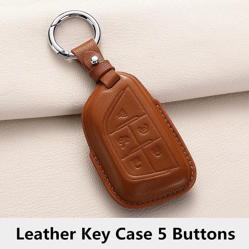 

4D Sheepskin Key Shell for Cadillac CT4 CT5 LYRIQ Electric Sedans Opp Bag